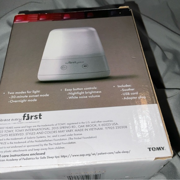 The 1st Years Baby Soother White Noise Red Technology Night Light New SEALED BOX - Picture 9 of 16